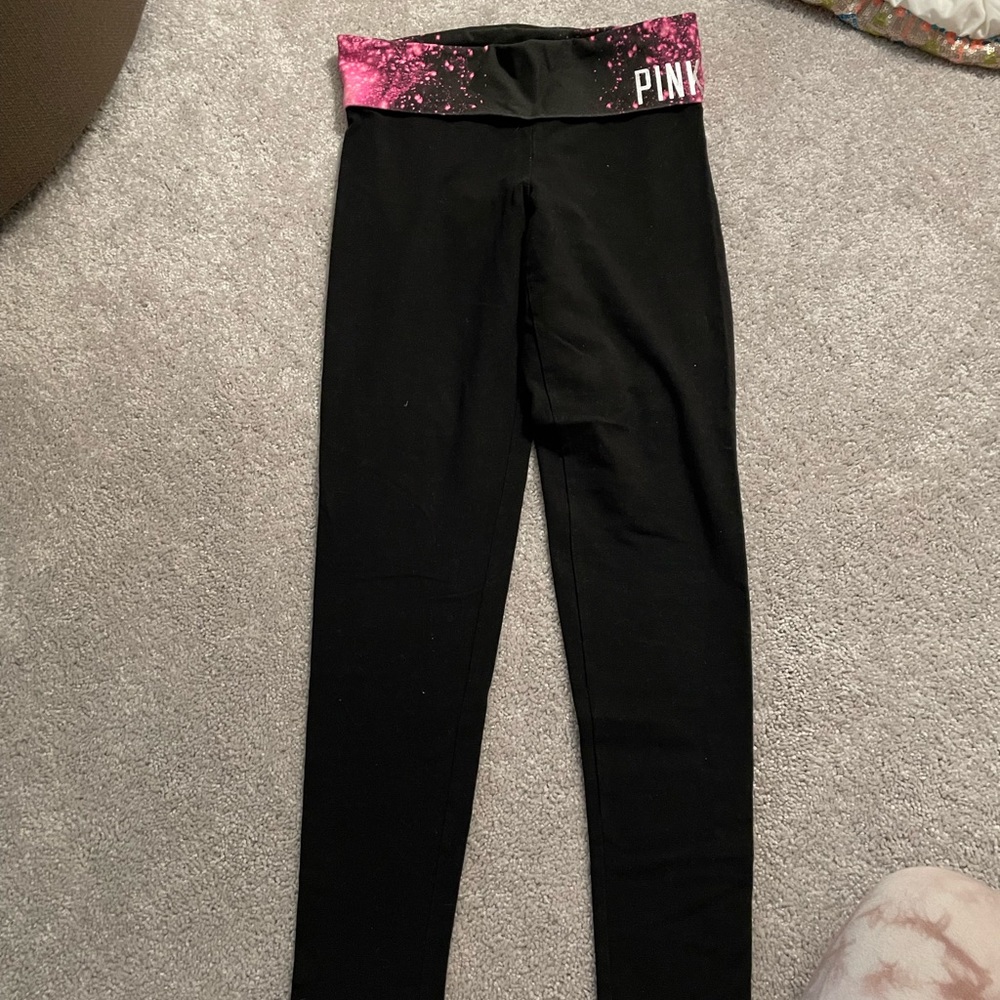 PINK cotton leggings